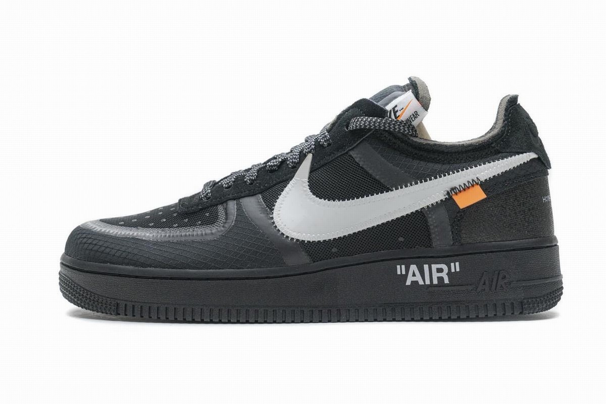 OFF White X Nike Air Force 1 Low Black AO4606-001
